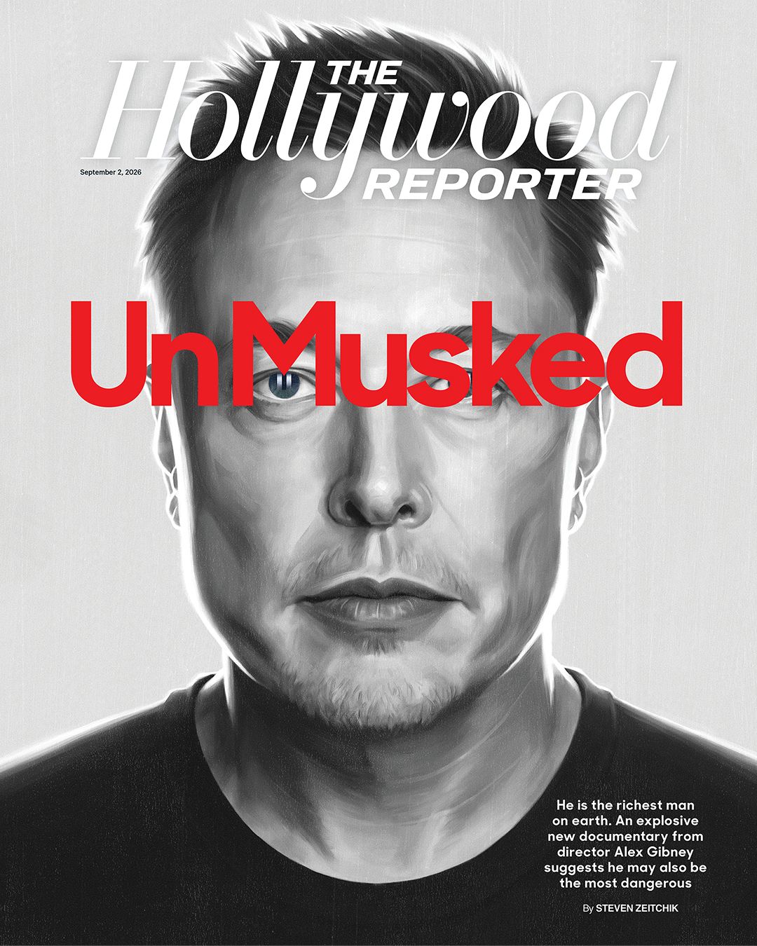The Hollywood Reporter 2 September 2026 cover: UnMusked, by Steven Zeitchik
